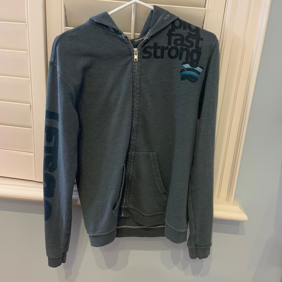 freecity Tops - FREE CITY grey zip up size medium